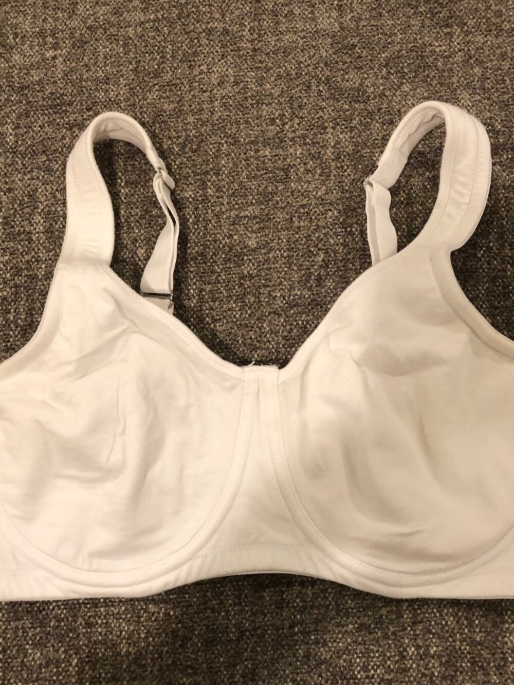 Breezies Soft Cotton Underwire Bra, Size 38D